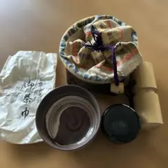 肩衝茶入 荒磯 西陣織 木箱入り - メルカリ