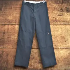 h*7様 ディッキーズ　ダブルニー ワークパンツ　グレー系　ルーズフィット　W3