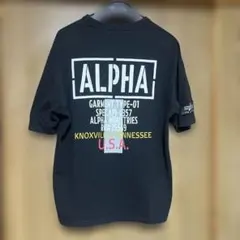 ALPHA INDUSTRIES Tシャツ ブラック Lサイズ