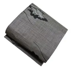 ユ116未使用名古屋帯 全通柄　大島高級正絹 着物帯　仕立て上り美品