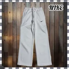 【大人気カラー】NIKE ナイキ スウェットパンツ 刺繍ロゴ ホワイト M