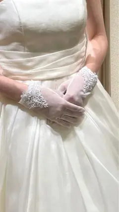 ウエディング　グローブ　ショート丈