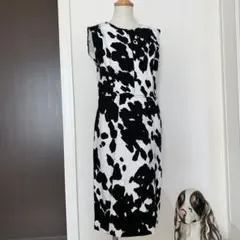 DIANE VON FURSTENBERG おしゃれな柄のノースリーブワンピース