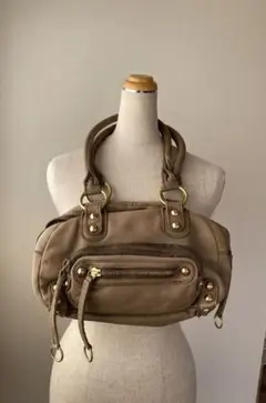 linea pelle リネアペレ イタリア製 本革 レザー ハンドバッグ