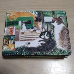 Manhattaner's 二つ折り財布 猫柄のサムネイル