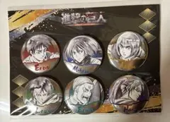 進撃の巨人　wit studio Shiboku 缶バッジセット　リヴァイ等