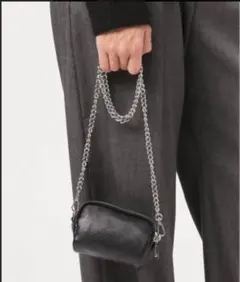 AULENTTI chain Micro bag ブラック オウレンティのサムネイル