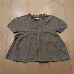 テータテート 半袖トップス 90cm ブラウン tete a tete
