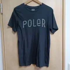 POLeRポーラーTシャツ ブラック 人気アウトドアブランド