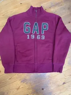 GAP 1969 バーガンディ ジップアップパーカー