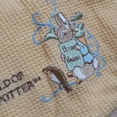 終値【新品】ピーターラビット刺繍　手提げバッグランチバッグ　内野　新生活