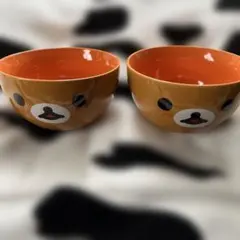 ローソンリラックマ顔デザイン丼ぶり・ボウル 2個セット