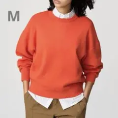 スムースコットンクルーネックセーター