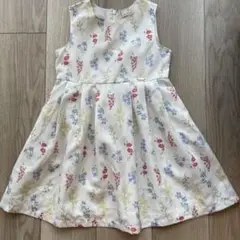 petit main 花柄ノースリーブワンピース 100cm