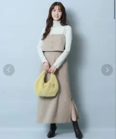 JUSGLITTY NEWレイヤードキャミワンピース 1