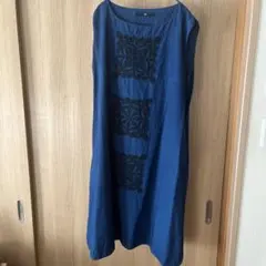桐島かれんさんHOUSE OF LOTUS のブルーの刺繍とカットワークの逸品 桐島かれんさんHOUSE OF LOTUS のブルーの刺繍とカットワークの逸品