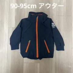 H&M ネイビー フルジップジャケット 98cm