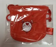 ケアベア　ふわふわフェイス巾着　ガチャガチャ