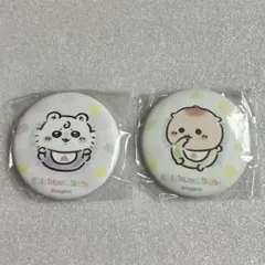 ちいかわベビー　缶バッチ　モモンガ　くりまんじゅう
