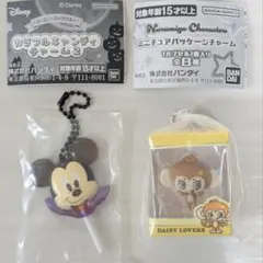 ミッキー カラフルキャンディチャーム2 &ルッキー ミニチュアチャーム