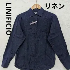 LINIFICIO ユナイテッドアローズ 長袖無地シャツ リネン 100のサムネイル