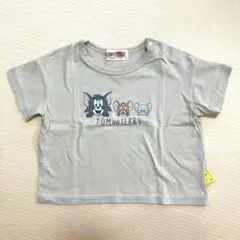 トムとジェリー Tシャツ ベージュ　90 チーズのタグ付！のサムネイル