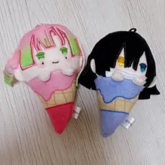 鬼滅の刃　アイスたぷぬい　伊黒小芭内　甘露寺蜜璃