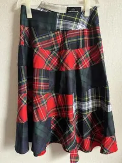 tricot COMME des GARCONS ギンガムチェック スカート - メルカリ