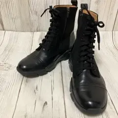 BENESU ベネシュ ブラックレザー ブーツ 23cm BENESU ベネシュ ブラックレザー ブーツ 23cm