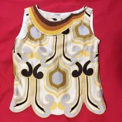 【シュシュ様専用】miumiu ミュウミュウ ノースリーブブラウスシルク100%