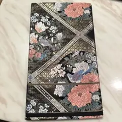新品】くるり 帯（半幅帯） 華やかなボタニカル柄 濃紺 - メルカリ
