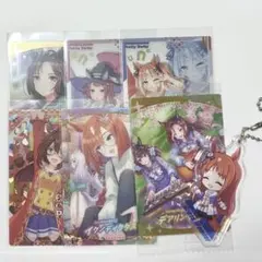 ウマ娘 まとめ売り 7点 ウエハース アクリルキーホルダー
