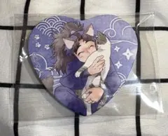 忍たま 竹谷八左ヱ門 ハート缶バッジ 猫屋敷 ナンジャ 五年