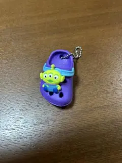 エイリアン キーホルダー 紫