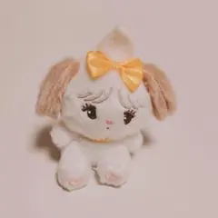 【美品】mikko ぬいぐるみキーホルダー スフレ (ガチャガチャ)