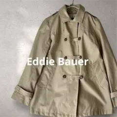 Eddie Bauer ダブルブレスト トレンチコート ベージュ M 春コート
