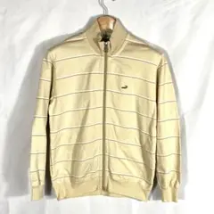 Crocodile ストライプ ジップアップジャケット M