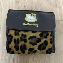 1000円まで値下げ⭕️ハローキティ ヒョウ柄財布