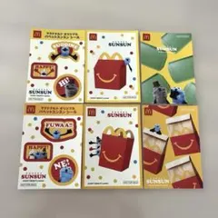 パペットスンスン マクドナルド オリジナルシール 6枚　Aセット　Dセット