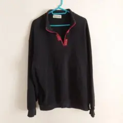 santa fe ハーフジップ セーター ブラック 中古品