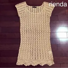 rienda#ニットワンピ