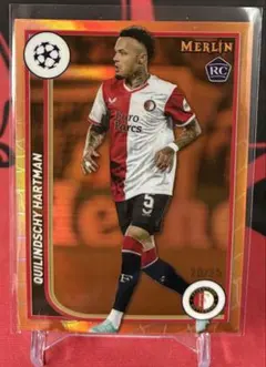 Quilindschy Hartman 95 Merlin Rookie /25