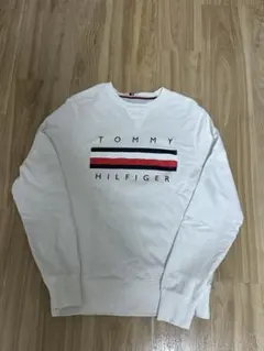 【TOMMY HILFIGER 】ホワイト トレーナー　M
