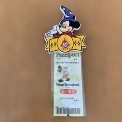 東京ディズニーランド１０周年アニバーサリーポスポートケース　 平成レア商品