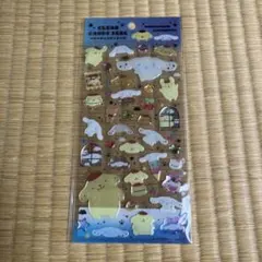 산리오 クリアキャンディシール 시나모롤 폼폼푸린