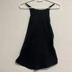 Nike ブラックキャミソール リブ編み