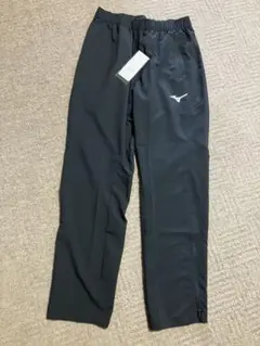新品Mizuno テニスウェア　トレーニングクロスパンツ　黒L