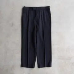 90s PERRY ELLIS ペリーエリス ツータックスラックス ネイビー
