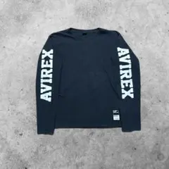 AVIREX 長袖カットソー ロンT M ブラック
