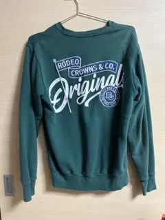 RODEO CROWNS オリジナルロゴ スウェット グリーン